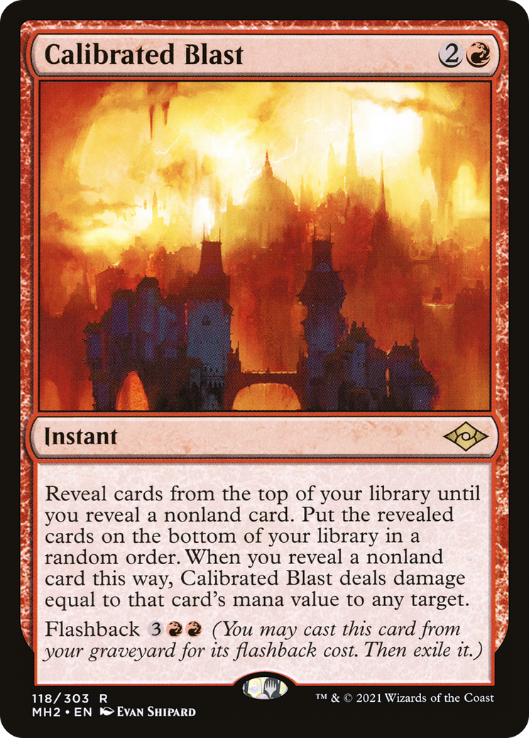 Calibrated Blast (118) [Modern Horizons 2] - Deck Out Gaming