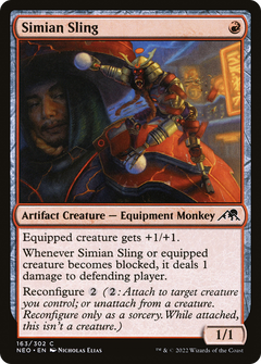 Simian Sling (163) [Kamigawa: Neon Dynasty] - Deck Out Gaming