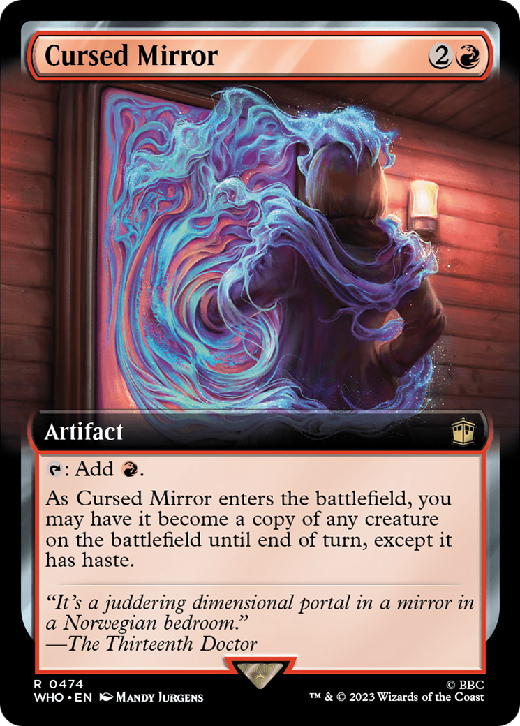 Cursed Mirror (Extended Art) (474) [Doctor Who] - Deck Out Gaming