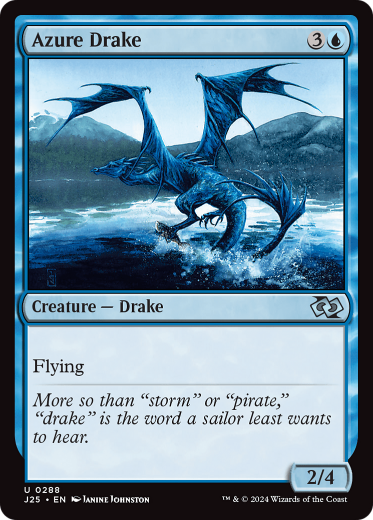 Azure Drake (288) [Foundations Jumpstart] - Deck Out Gaming