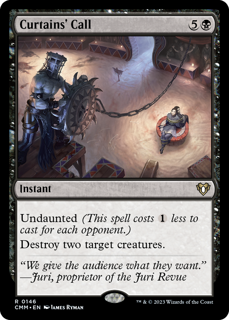 Curtains' Call (146) [Commander Masters] foil - Deck Out Gaming