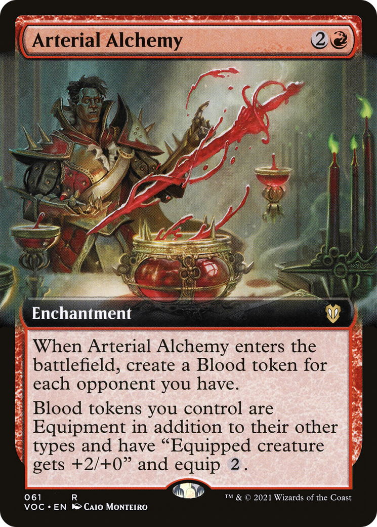 Arterial Alchemy (Extended Art) (61) [Commander: Innistrad: Crimson Vow] - Deck Out Gaming