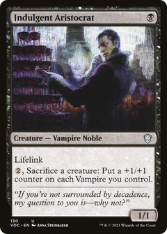 Indulgent Aristocrat (130) [Crimson Vow Commander] - Deck Out Gaming