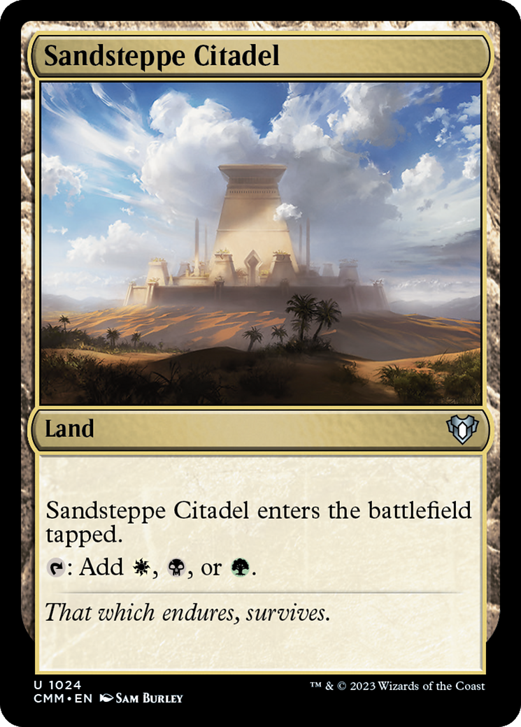 Sandsteppe Citadel (1024) [Commander Masters] - Deck Out Gaming
