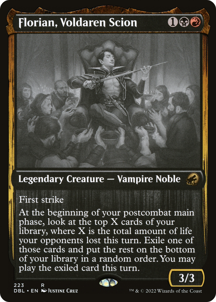 Florian, Voldaren Scion (223) [Innistrad: Double Feature] foil - Deck Out Gaming