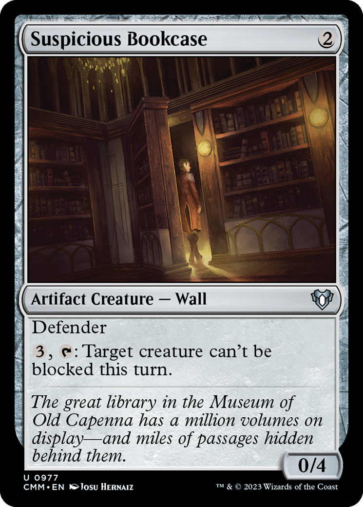 Suspicious Bookcase (977) [Commander Masters] - Deck Out Gaming
