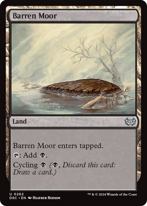 Barren Moor (262) [Duskmourn: House of Horror Commander] - Deck Out Gaming