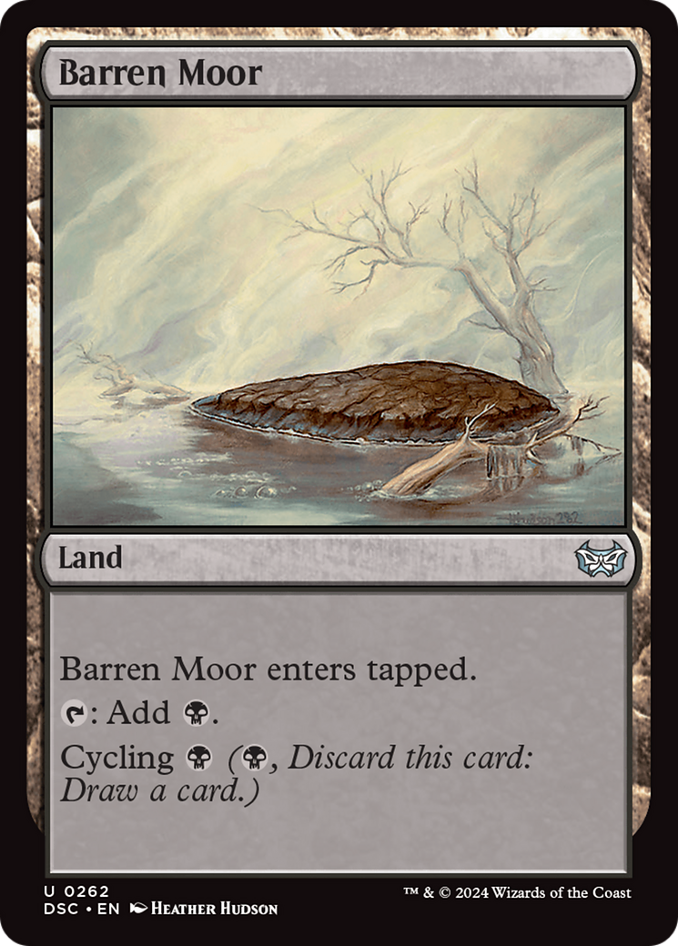 Barren Moor (262) [Duskmourn: House of Horror Commander] - Deck Out Gaming