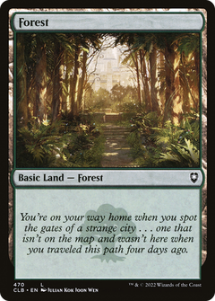 Forest (470) (470) [Commander Legends: Battle for Baldur's Gate] foil - Deck Out Gaming