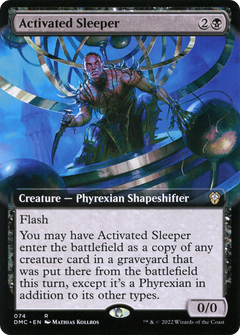 Activated Sleeper (Extended Art) (74) [Dominaria United Commander] - Deck Out Gaming