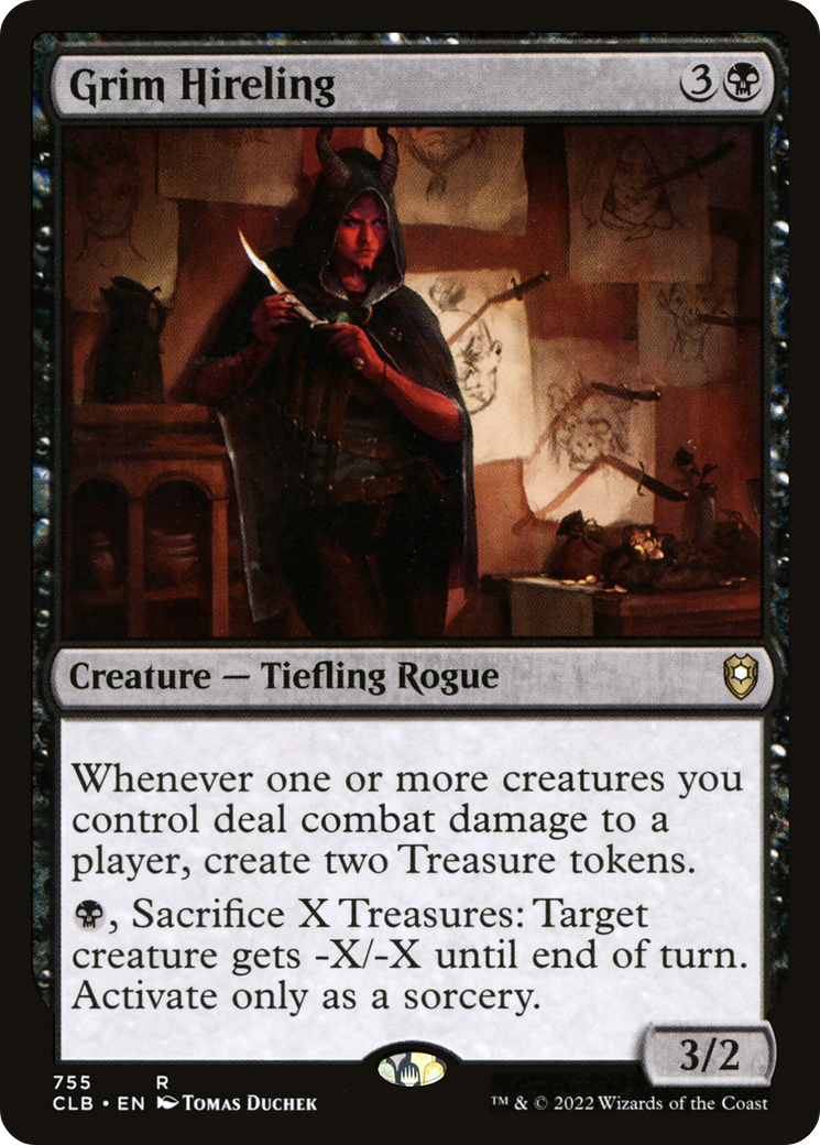 Grim Hireling (755) [Commander Legends: Battle for Baldur's Gate] - Deck Out Gaming