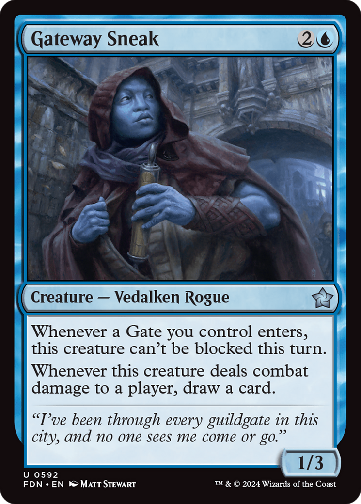 Gateway Sneak (592) [Foundations] - Deck Out Gaming