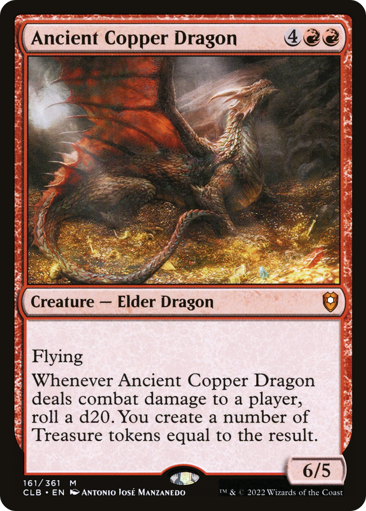 Ancient Copper Dragon (161) [Commander Legends: Battle for Baldur's Gate] - Deck Out Gaming