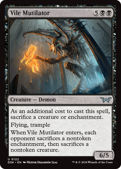Vile Mutilator (122) [Duskmourn: House of Horror] - Deck Out Gaming