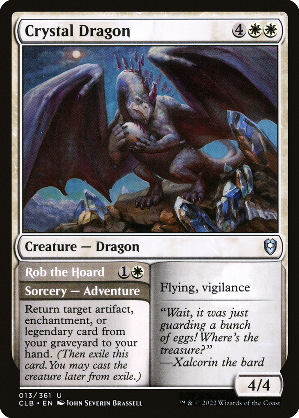 Crystal Dragon (13) [Commander Legends: Battle for Baldur's Gate] - Deck Out Gaming