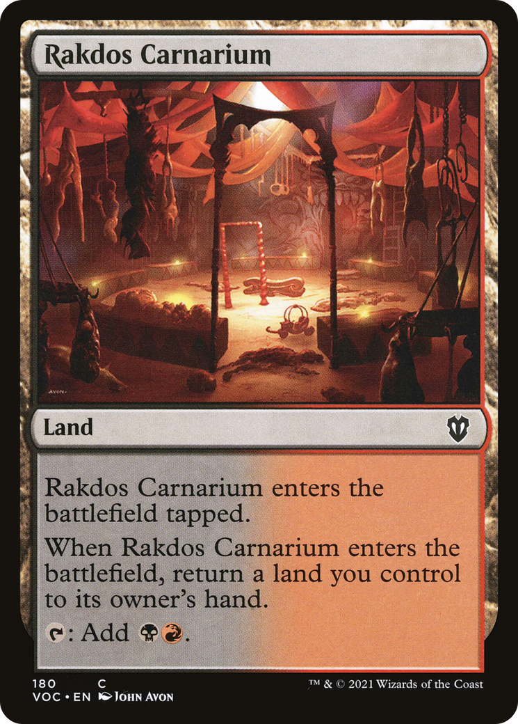 Rakdos Carnarium (180) [Commander: Innistrad: Crimson Vow] - Deck Out Gaming