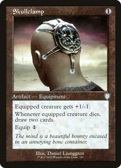 Skullclamp (Retro Frame) (159) [Commander: The Brothers' War] - Deck Out Gaming