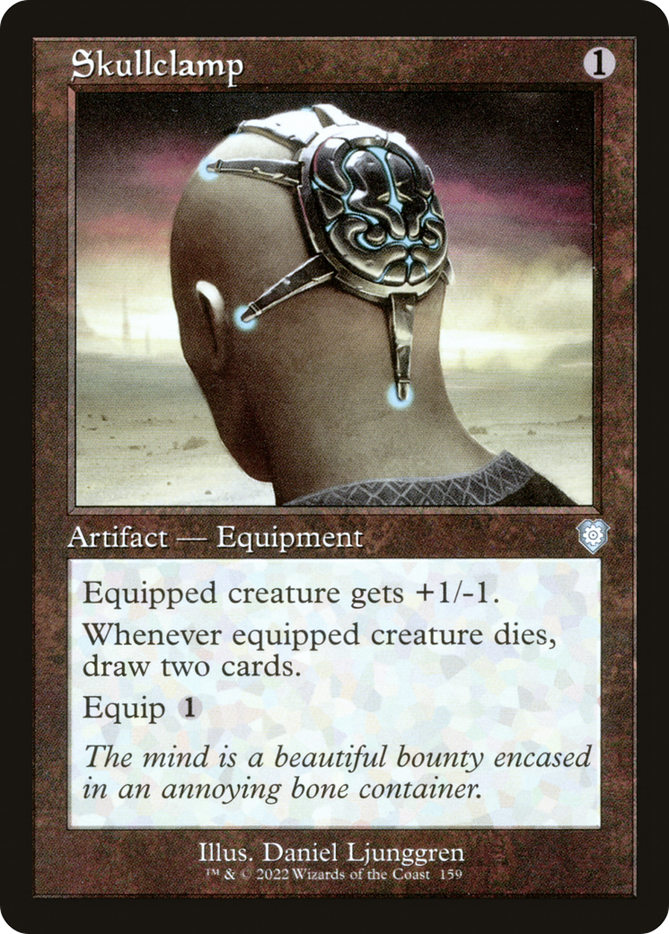 Skullclamp (Retro Frame) (159) [Commander: The Brothers' War] - Deck Out Gaming