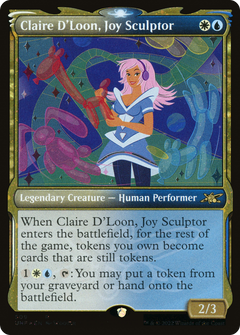 Claire D'Loon, Joy Sculptor (Showcase) (Galaxy Foil) (509) [Unfinity] foil - Deck Out Gaming
