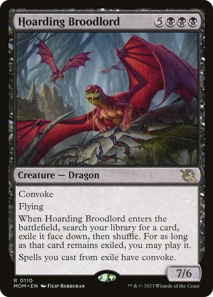 Hoarding Broodlord (110) [March of the Machine] foil - Deck Out Gaming