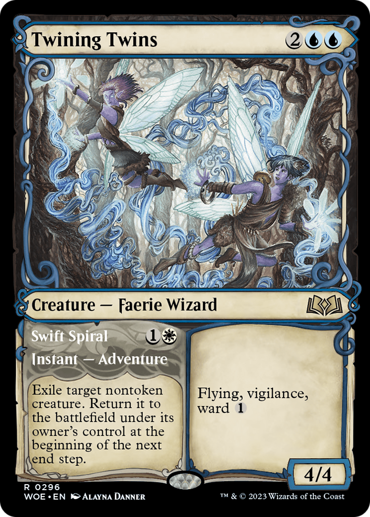 Twining Twins (Showcase) (296) [Wilds of Eldraine] - Deck Out Gaming