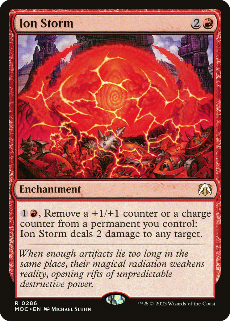 Ion Storm (286) [March of the Machine Commander] - Deck Out Gaming