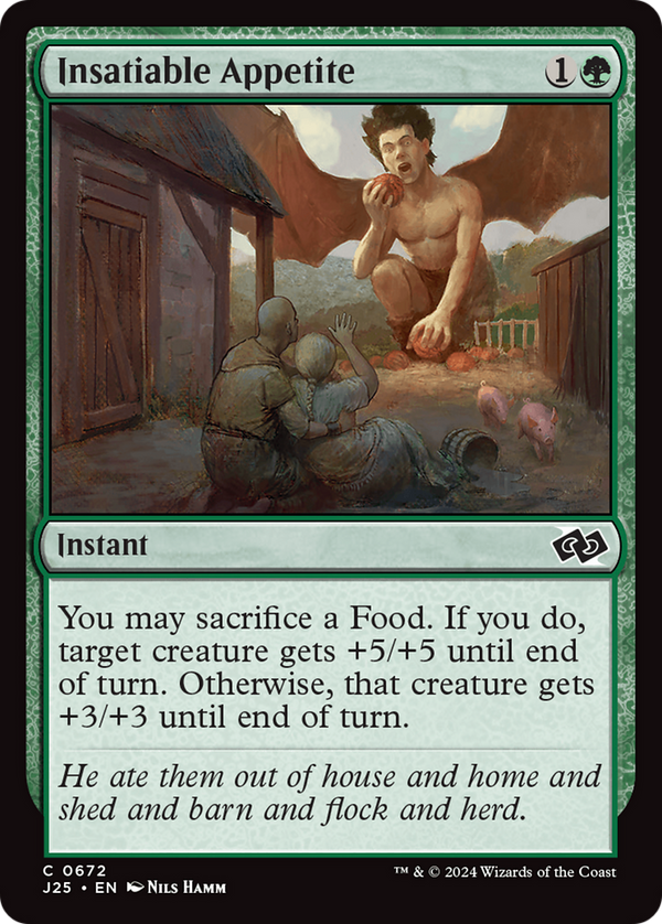 Insatiable Appetite (672) [Foundations Jumpstart] - Deck Out Gaming