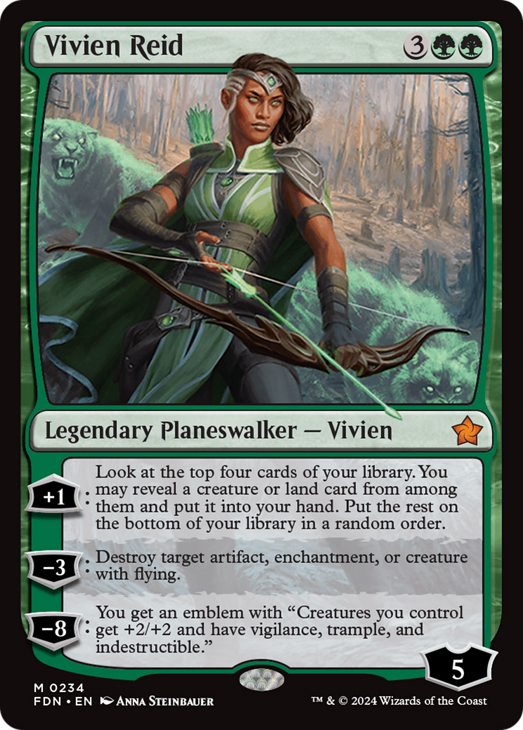 Vivien Reid (234) [Foundations] foil - Deck Out Gaming
