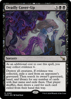 Deadly Cover-Up (83) [Murders at Karlov Manor] foil - Deck Out Gaming