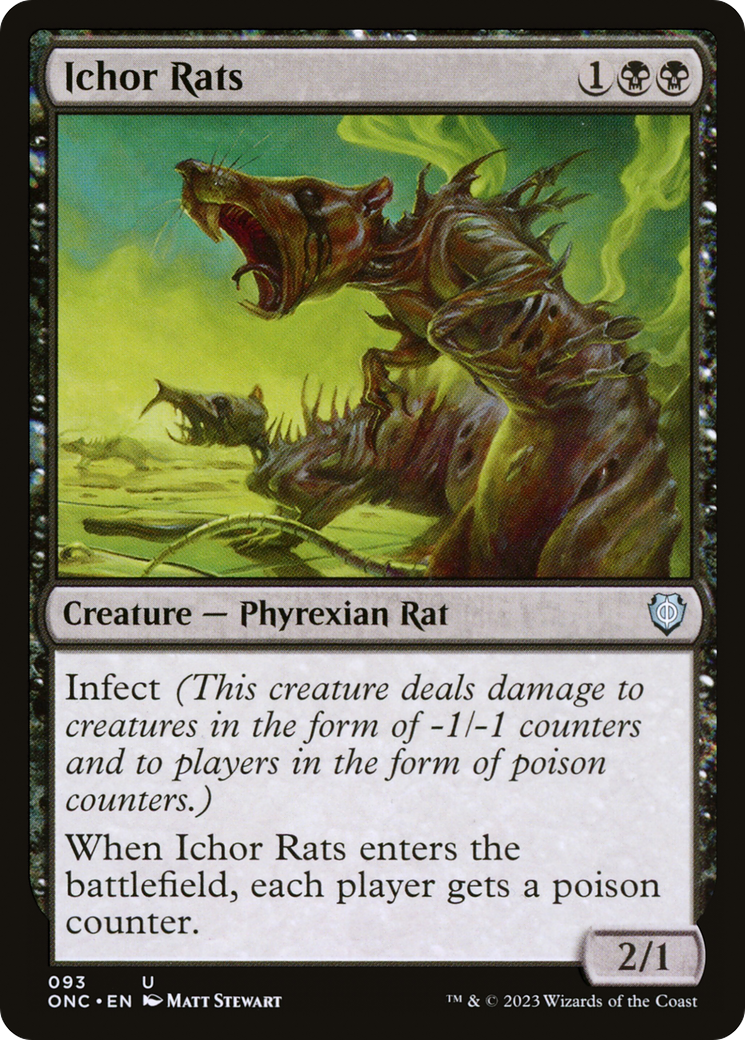 Ichor Rats (93) [Phyrexia: All Will Be One Commander] - Deck Out Gaming