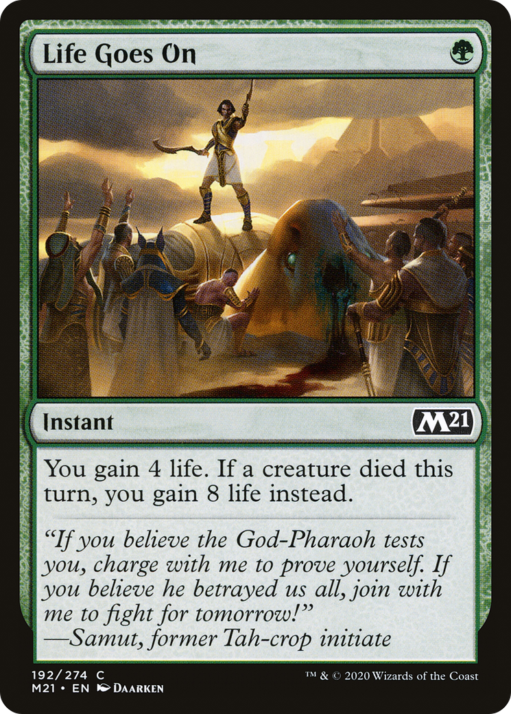 Life Goes On (192) [Core Set 2021] - Deck Out Gaming