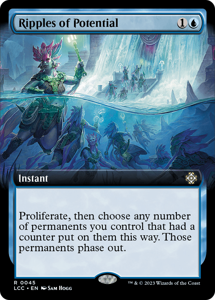 Ripples of Potential (Extended Art) (45) [The Lost Caverns of Ixalan Commander] - Deck Out Gaming