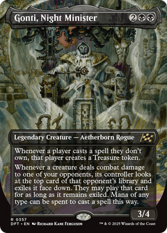 Gonti, Night Minister (Borderless) (357) [Aetherdrift] foil - Deck Out Gaming