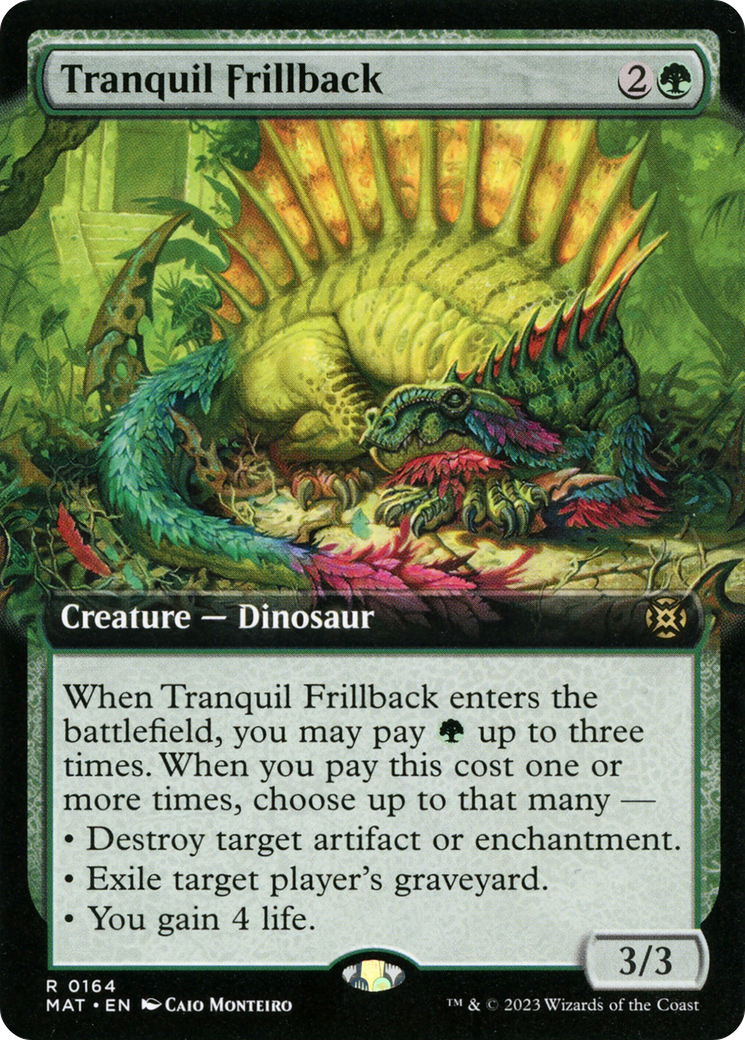 Tranquil Frillback (Extended Art) (164) [March of the Machine: The Aftermath] foil - Deck Out Gaming