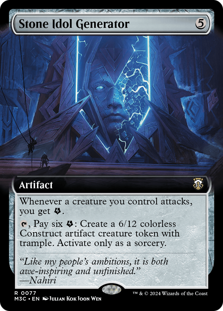 Stone Idol Generator (Extended Art) (77) [Modern Horizons 3 Commander] - Deck Out Gaming