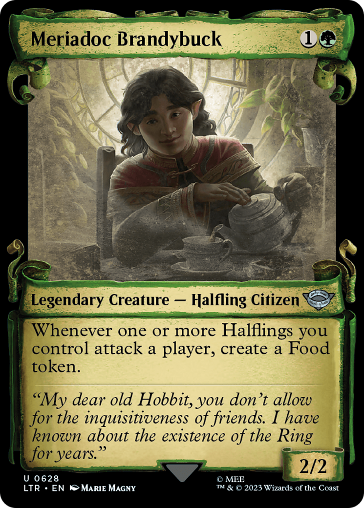 Meriadoc Brandybuck (Showcase Scrolls) (628) [The Lord of the Rings: Tales of Middle-earth] - Deck Out Gaming