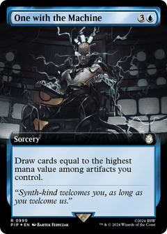 One with the Machine (Extended Art) (Surge Foil) (990) [Fallout] foil - Deck Out Gaming