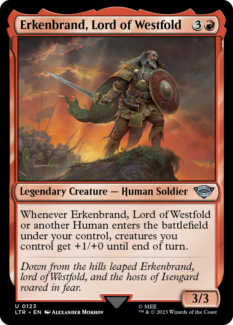 Erkenbrand, Lord of Westfold (123) [The Lord of the Rings: Tales of Middle-earth] - Deck Out Gaming