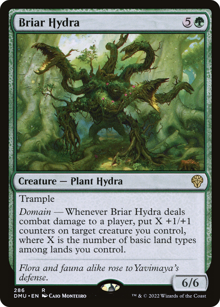 Briar Hydra (286) (286) [Dominaria United] foil - Deck Out Gaming