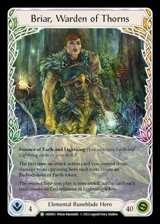 Briar, Warden of Thorns - HER063 (HER063) [Flesh and Blood: Promo Cards] Cold Foil - Deck Out Gaming