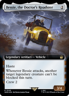 Bessie, the Doctor's Roadster (Extended Art) (Surge Foil) (1046) [Doctor Who] foil - Deck Out Gaming