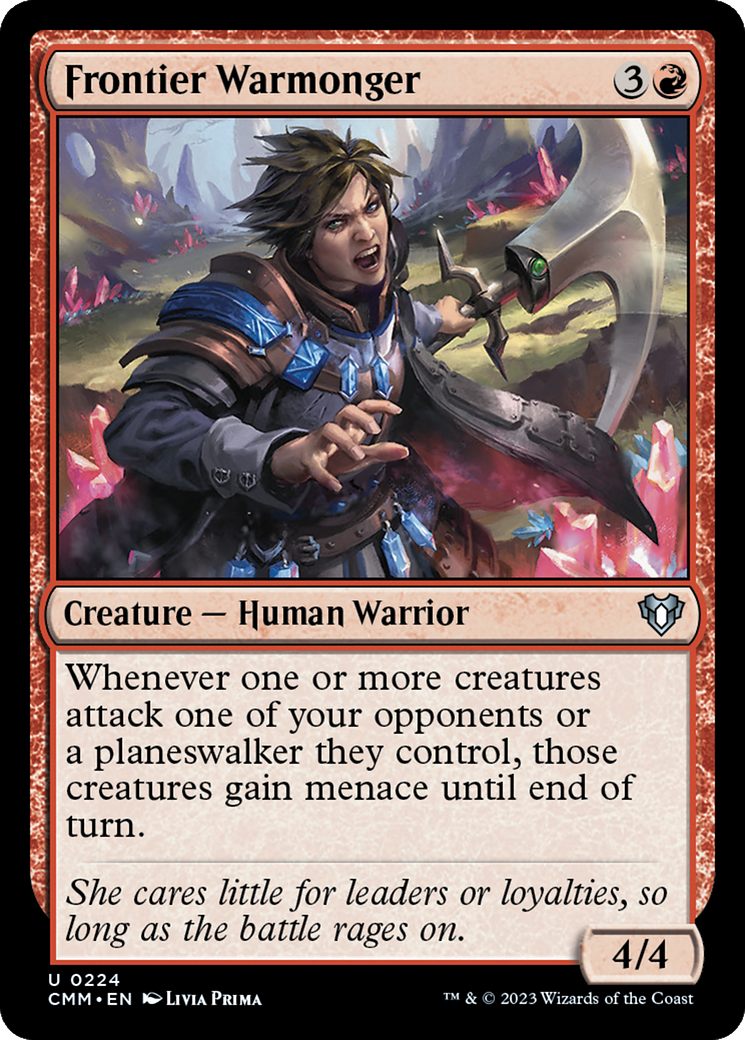 Frontier Warmonger (224) [Commander Masters] foil - Deck Out Gaming