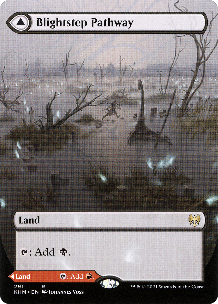 Blightstep Pathway (Borderless) (291) [Kaldheim] - Deck Out Gaming