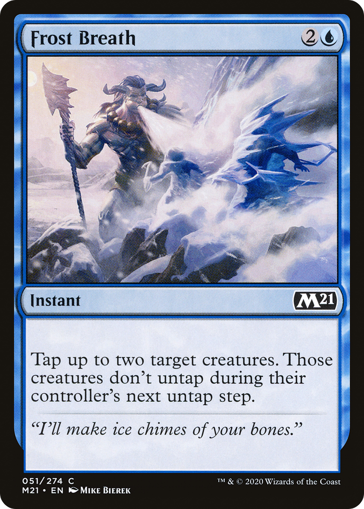 Frost Breath (51) [Core Set 2021] foil - Deck Out Gaming