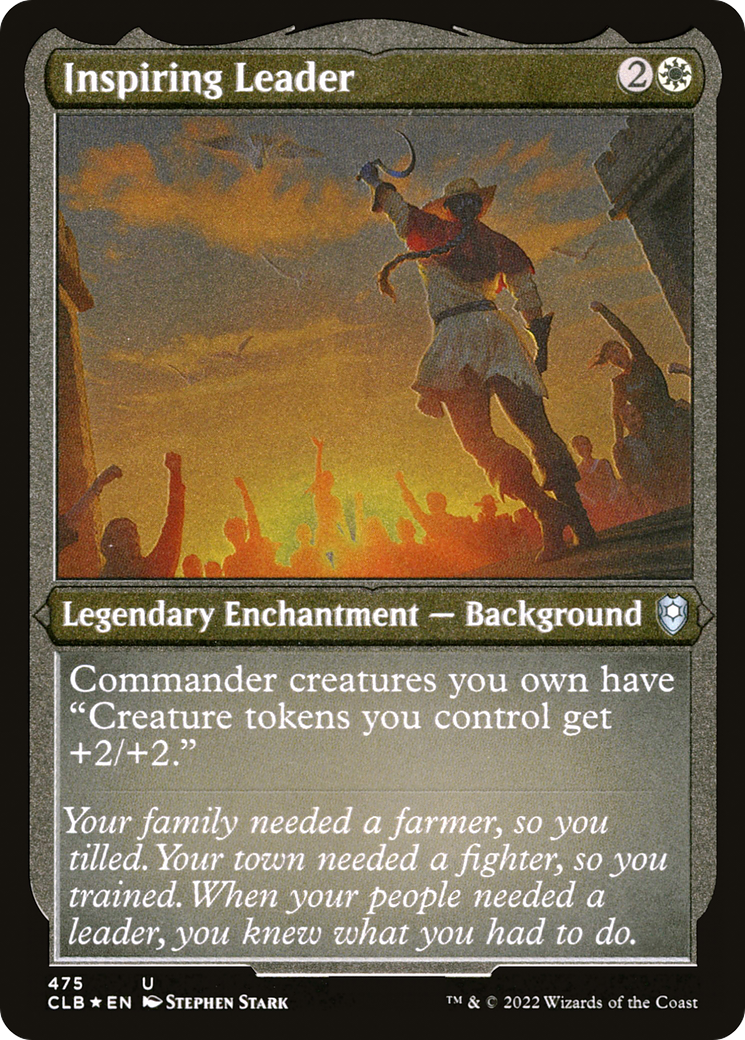 Inspiring Leader (475) [Commander Legends: Battle for Baldur's Gate] etched - Deck Out Gaming