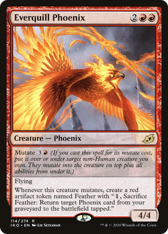 Everquill Phoenix (114) [Ikoria: Lair of Behemoths] foil - Deck Out Gaming