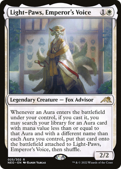 Light-Paws, Emperor's Voice (25) [Kamigawa: Neon Dynasty] - Deck Out Gaming