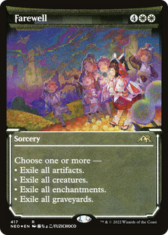 Farewell (417) [Kamigawa: Neon Dynasty] etched - Deck Out Gaming