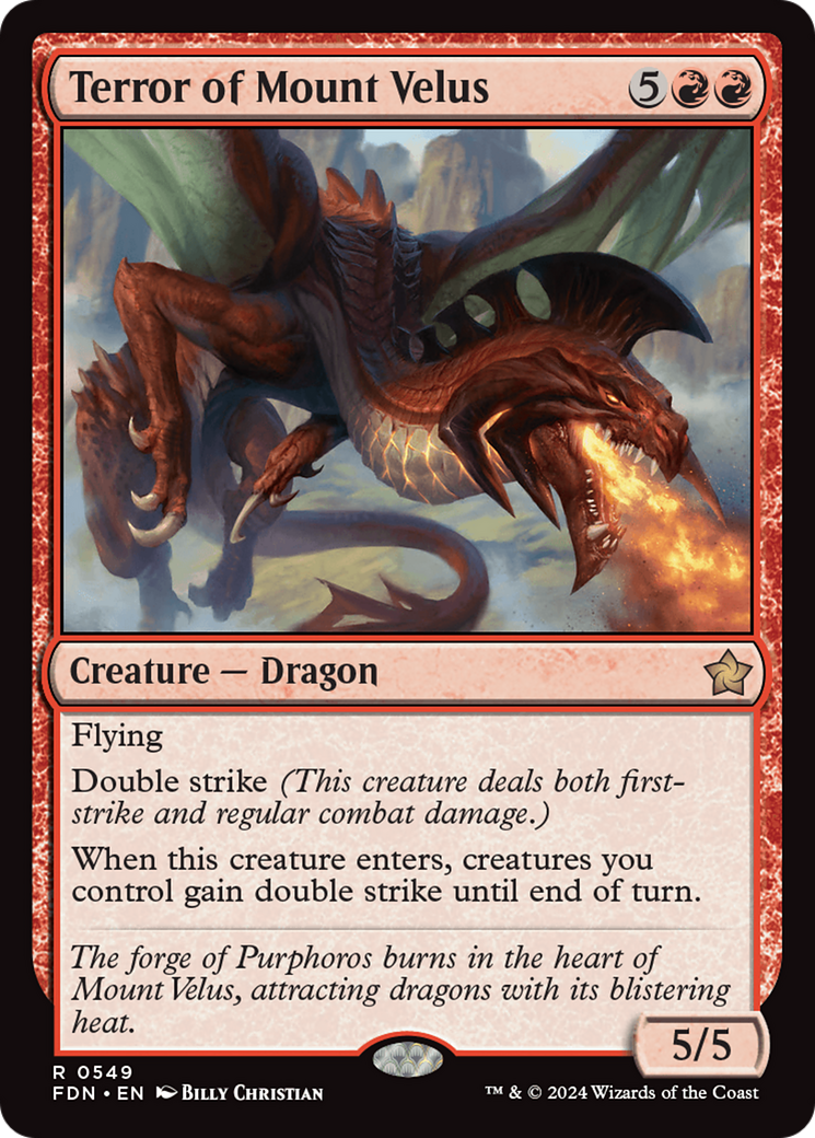Terror of Mount Velus (549) [Foundations] - Deck Out Gaming