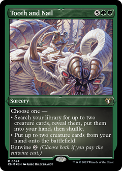 Tooth and Nail (574) [Commander Masters] etched - Deck Out Gaming